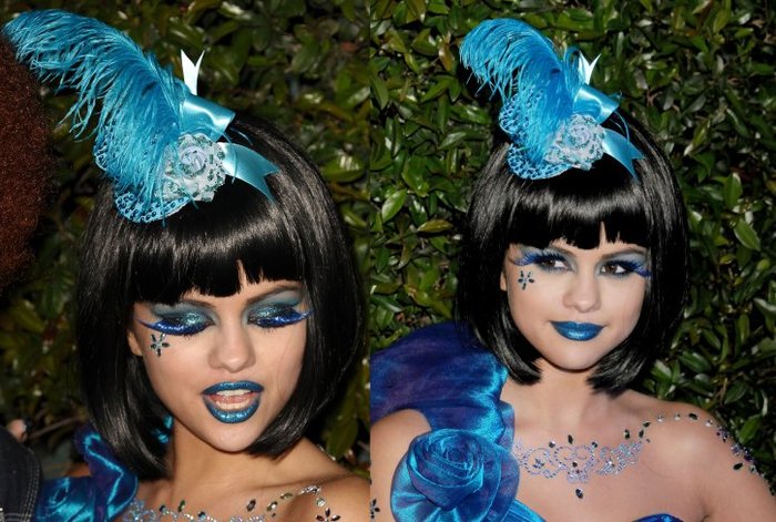 selena-gomez-blue-makeup - poze cu selena gomez incendiare