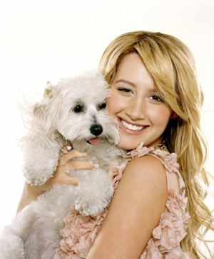 ashley_tisdale 1; love dogs
