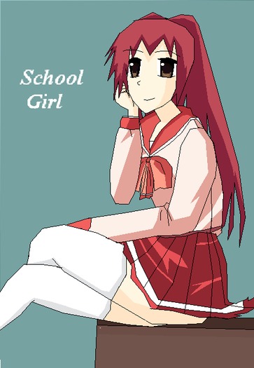 school girl - desene