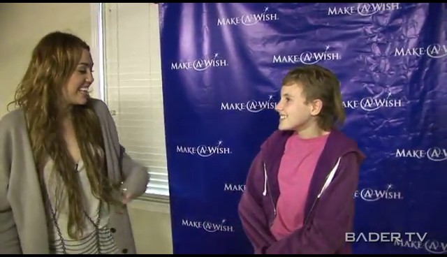 bscap0051 - Miley Celebrates World Wish Day