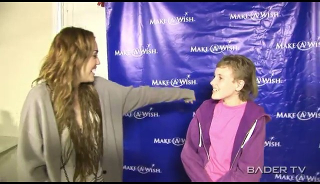 bscap0052 - Miley Celebrates World Wish Day