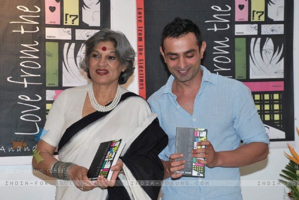 87333-tv-actor-mayank-anand-book-launch-love-from-the-sidelines-at-ici - Mayank Anand - Rahul Garewal