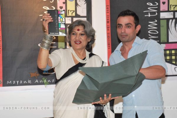 87334-tv-actor-mayank-anand-book-launch-love-from-the-sidelines-at-ici - Mayank Anand - Rahul Garewal