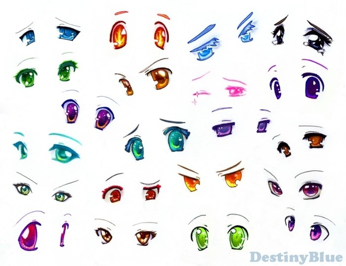 Anime_Eyes___Copic_Markers_by_DestinyBlue - EyE