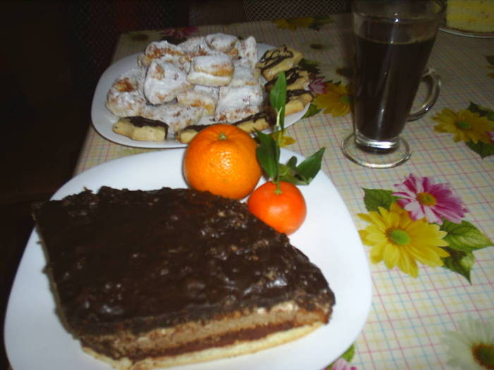 Prajitura-crema de ciocolata - my foods and drinks