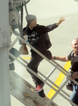  - 2011 Boarding a Flight at Sydney Airport - Sydney Australia May 1st