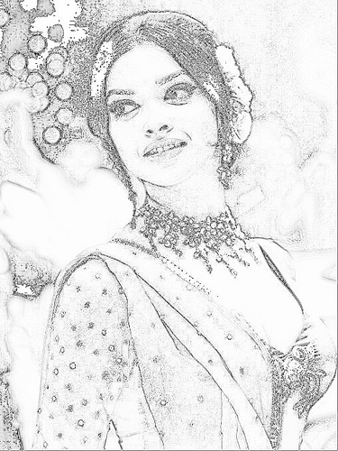 4729492101_f9d4214a4b - Deepika portret desenat