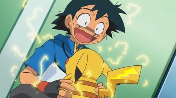 Ash: Wow ce pikachu puternic ai Iz @@@@@