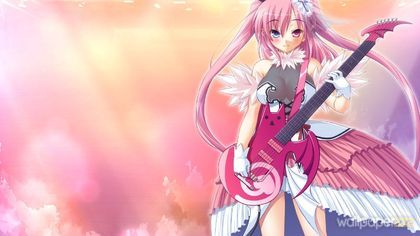 pink-guitar - ANIME - Pink