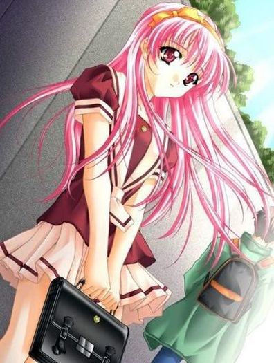 pink-hairedgirl - ANIME - Pink