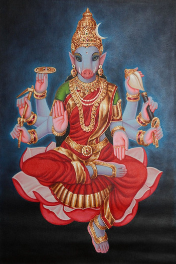 goddess_varahi_os98 - PICTURI SCULPTURI SI ALTE OBIECTE INDIENE