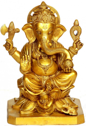 kamalasana_ganesha_rz61 - PICTURI SCULPTURI SI ALTE OBIECTE INDIENE