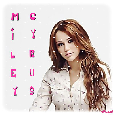  - Glitter Miley Cyrus