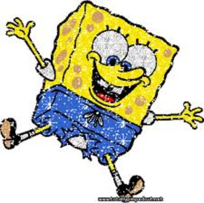 SpongeBob glittery 2 - Sponge Bob