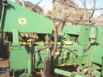 john deere 456; john deere 456 cu aruncator de baloti
