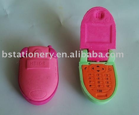 Cell_Phone_TPR_Eraser - radiere