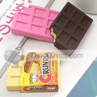 Colorful-Rubber-Pencil-Chocolate-Eraser-3Pcs - radiere