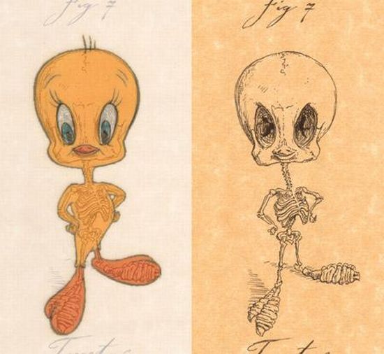 anatomie-personaje-desene-animate-schelet-12 - anatomie personaje desene animate