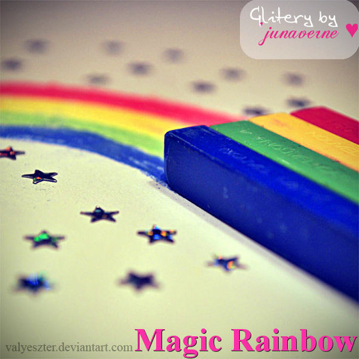 Taste the rainbow.Touch the rainbow.