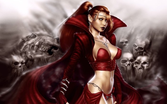 Fantasy_The_bloody_princess_in_a_red_dress_009650_