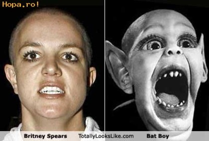 Celebritati - Asemanare Britney si Bat Boy