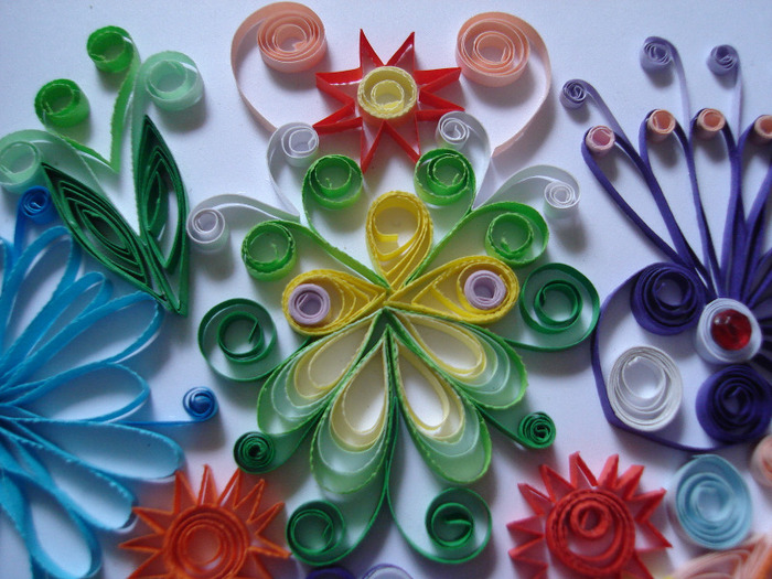 6 - tehnica rularii hartiei -  quilling