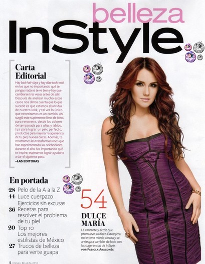 InStyleCover-Dulce-Maria-cuprins
