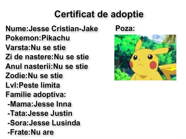 Certificat de adoptie