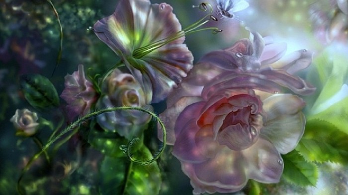 cristal flowers