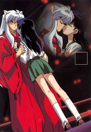 inuyashakagomekiss - Inuyasha and Kagome