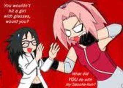 nu ma calca pe nervi - sakura sasuke si karin film