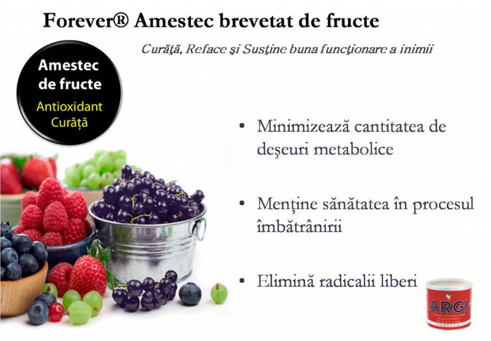 Argi -Amestec brevetat de fructe - Argi-Forever Living Products