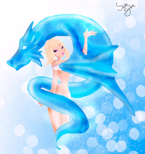 Selin_And_water_dragon_by_SelinTayler - Selin