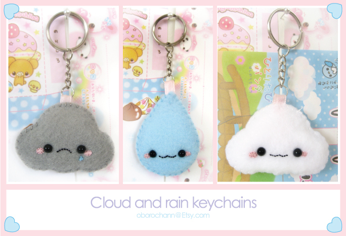 Cloud_plush_keychains_by_Oborochann - 0-0Pozikutzze