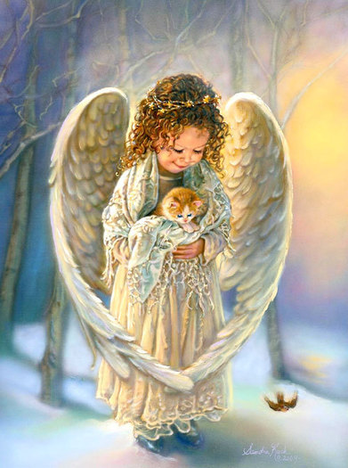 Little-Angel-with-Kitten-angels-7613628-500-671 - Angels Art