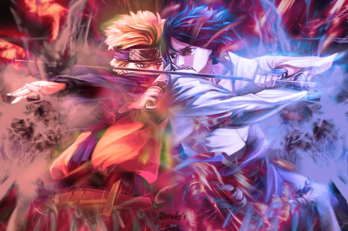 NarutoVsSasukeConFont - NARUTO VS SASUKE