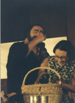 Pavarotti si Roman de Romania 2000