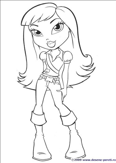 Bratz desene de colorat 1 - x - Buna