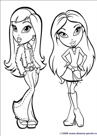 Bratz desene de colorat 2 - x - Buna