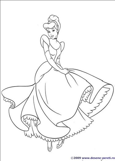 Cenusareasa desene de colorat 4