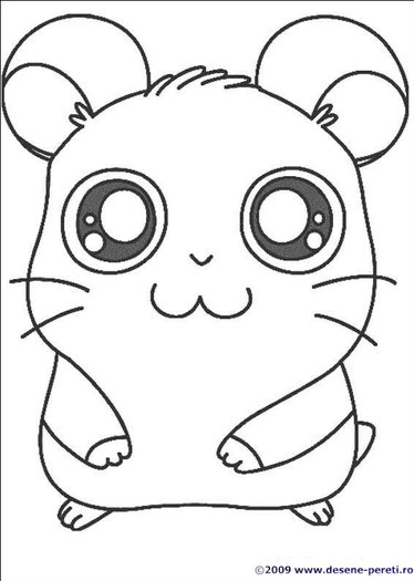 Hamtaro desene de colorat 2