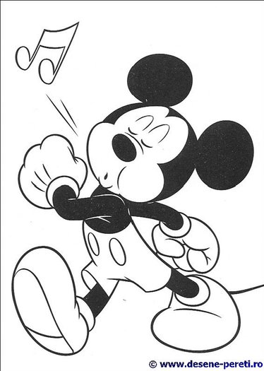 Malfunction Grab advertise Mickey mouse desene de colorat 1 - x - Buna - AmNevoieDeIdeileTale