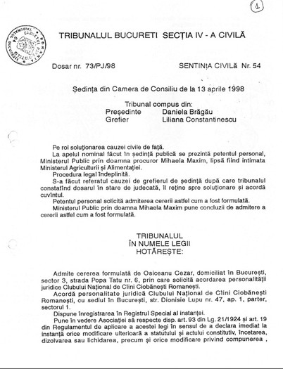 Tribunal CNCCR 1 - Acreditari nationale si internationale ale CNCCR