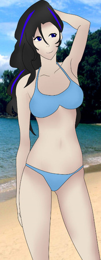 Sherry at the beach( for you sys:X:X:X) - aA-for Sherry-chan-Aa