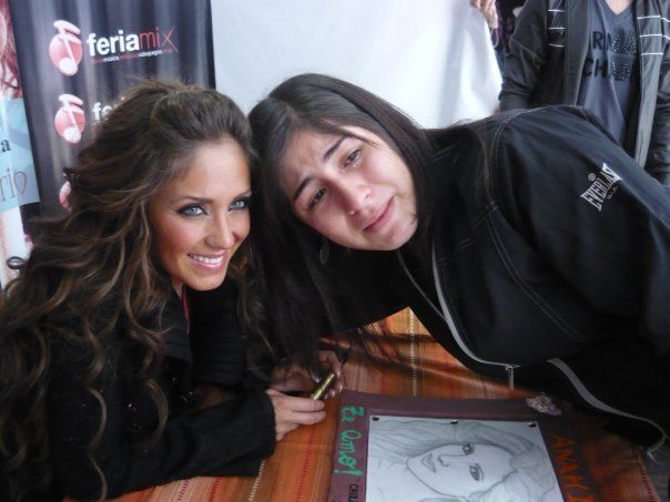 072 - 00 Any Tarde de Autografos na Feira Mix em Santiago Chile
