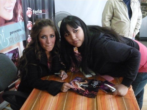 095 - 00 Any Tarde de Autografos na Feira Mix em Santiago Chile