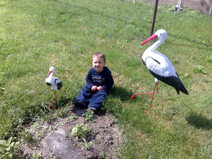 In vizità la bunicul Cornel