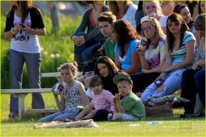  - 2011 Watching Justin Bieber Soccer Game In Stratford Ontario June 3