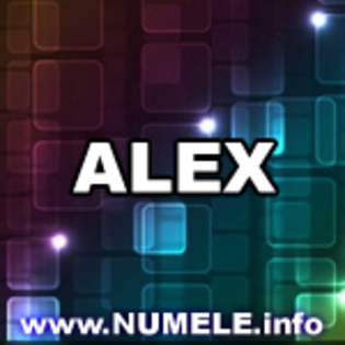 010-ALEX nume porecla avatar