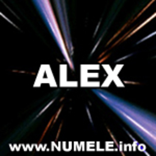 010-ALEX poze cu nume - Alex
